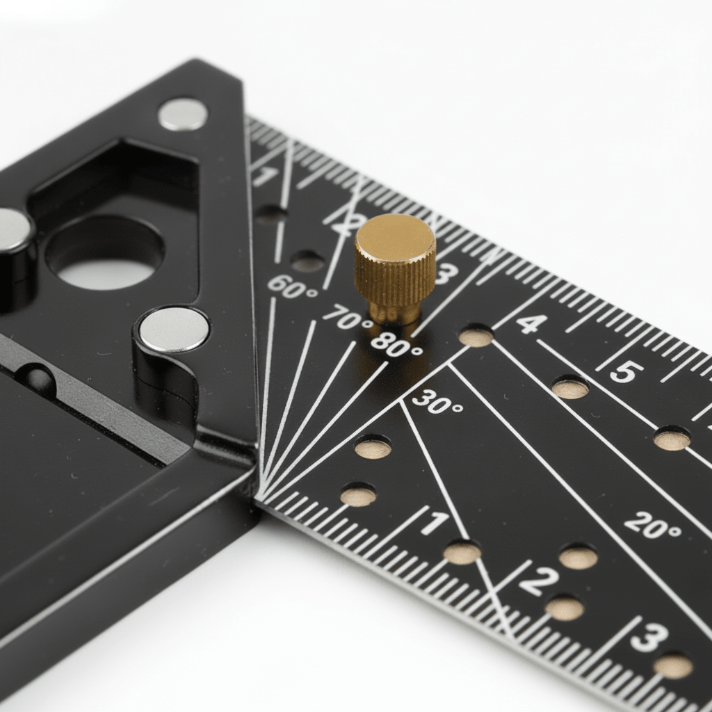 Squarix™ Precision Woodworking Square (30 cm)