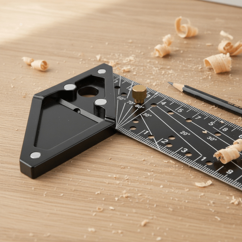 Squarix™ Precision Woodworking Square (30 cm)