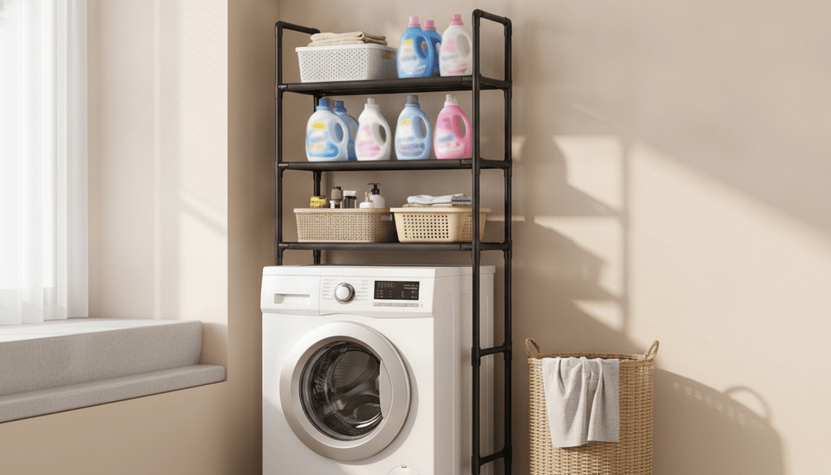 Stakko™ No-Drill Bathroom & Laundry Organizer Shelf