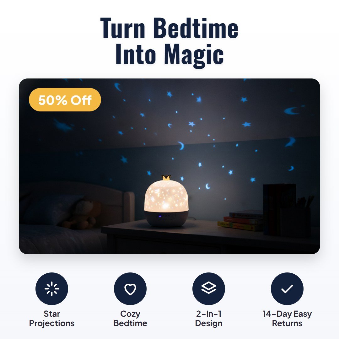 Starlo™ 2-in-1 Night Light & Projector