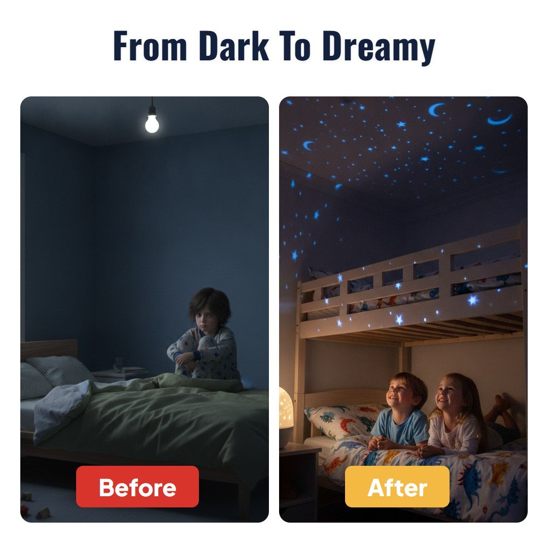 Starlo™ 2-in-1 Night Light & Projector - Hartwella
