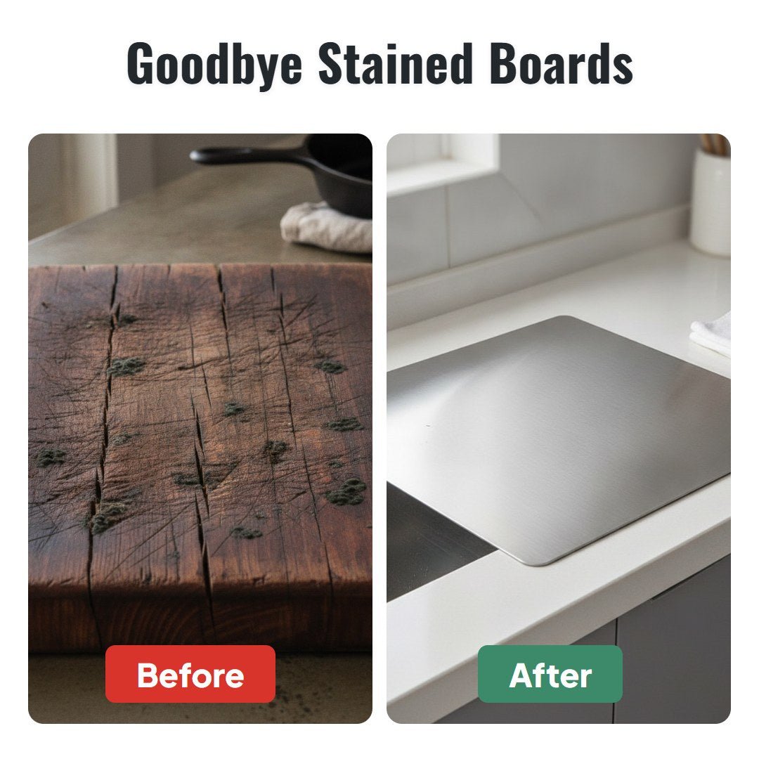 Steelo™ 304 Stainless Steel Cutting Board (30 x 30 cm)