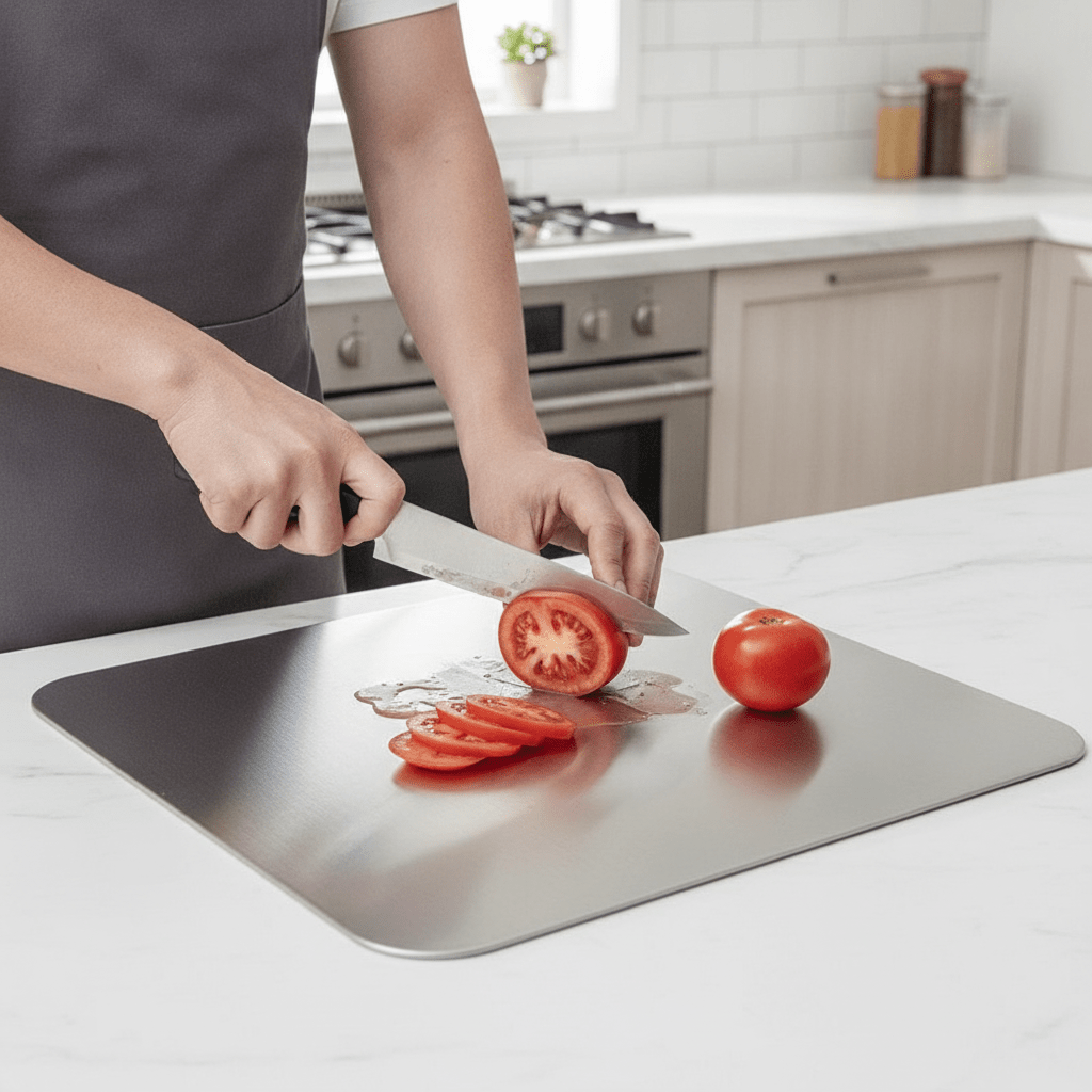 Steelo™ 304 Stainless Steel Cutting Board (30 x 30 cm) - Hartwella