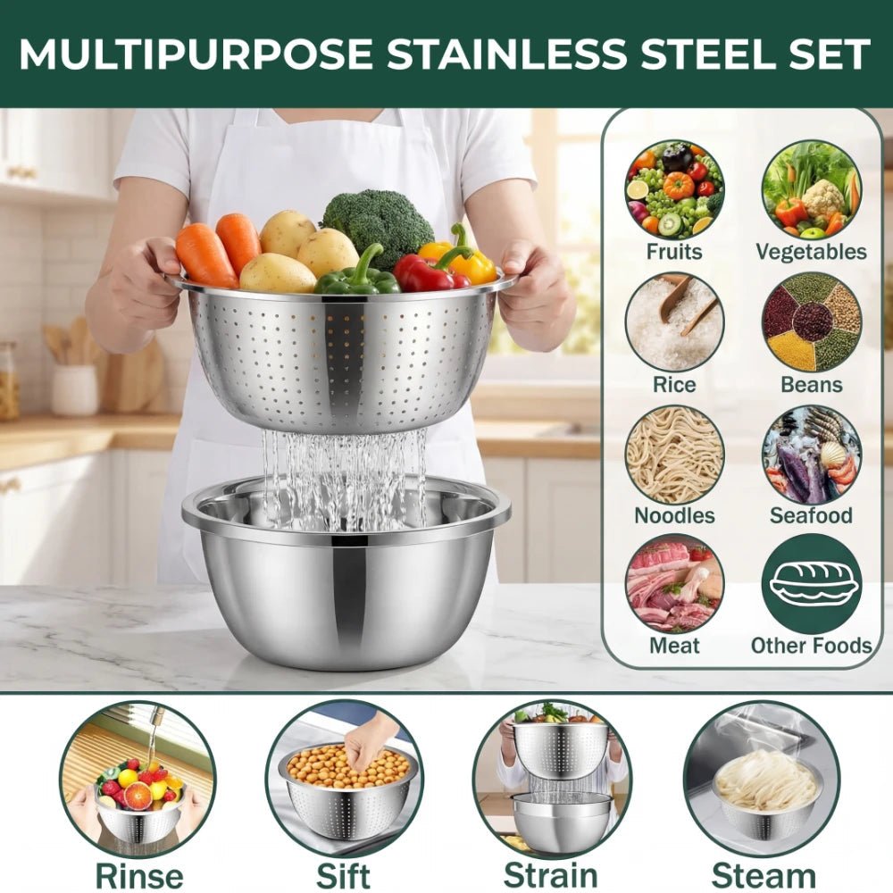 Stellar Cookware Set | Stainless Steel Pots and Pans - Hartwella