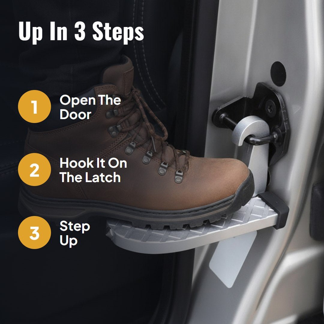Stepra™ Folding Car Door Roof Step - Hartwella