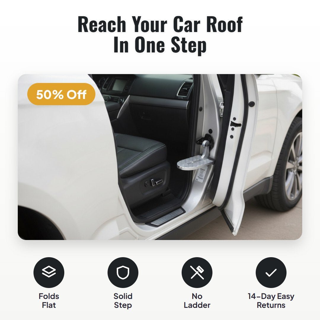 Stepra™ Folding Car Door Roof Step
