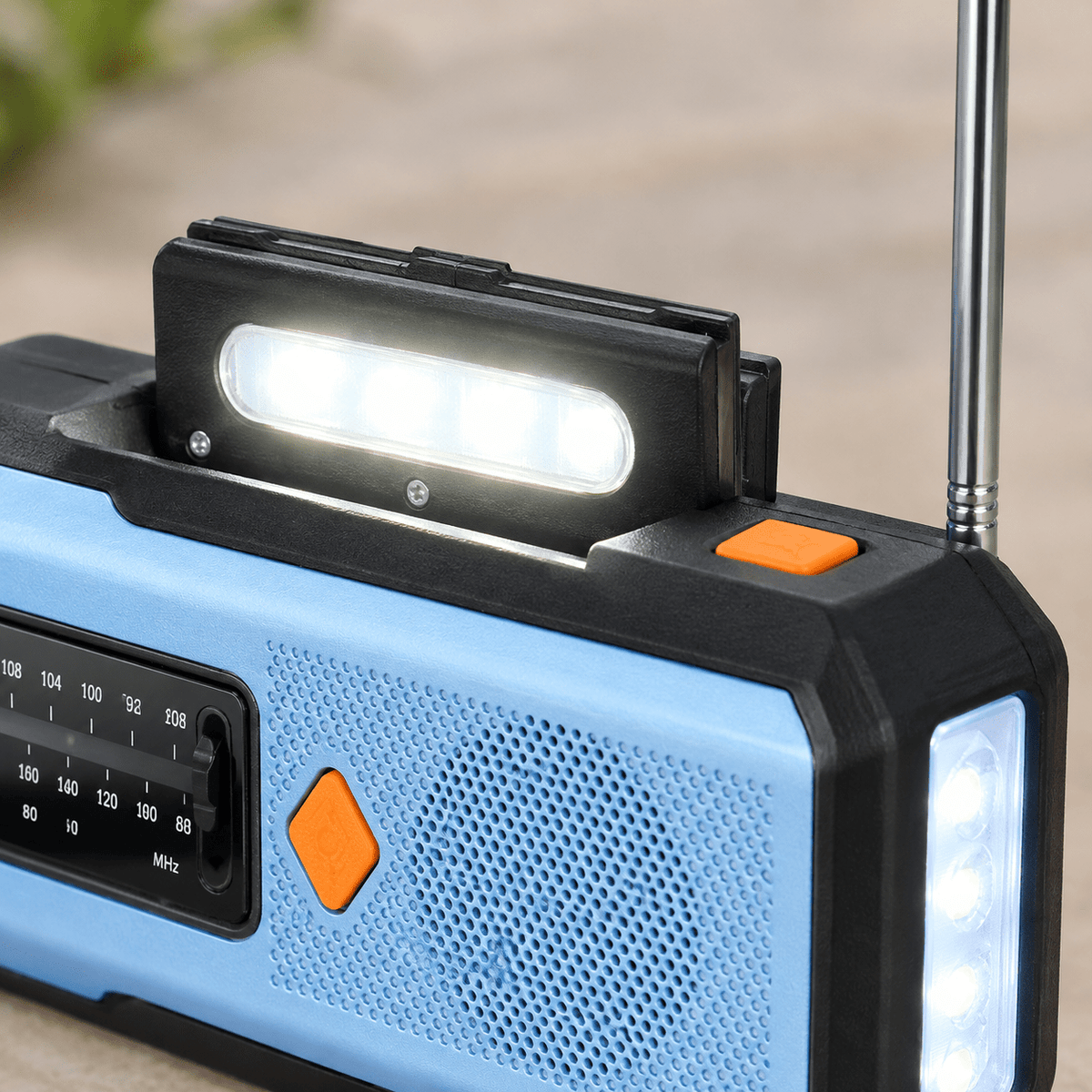 Stormo™ Solar Hand-Crank Emergency Weather Radio