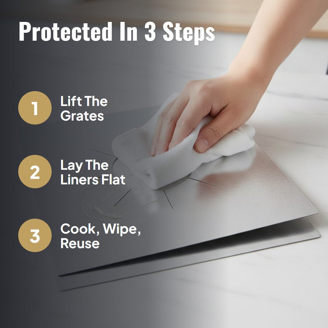 Stovo™ Reusable Gas Stove Burner Covers (4 pcs) - Hartwella