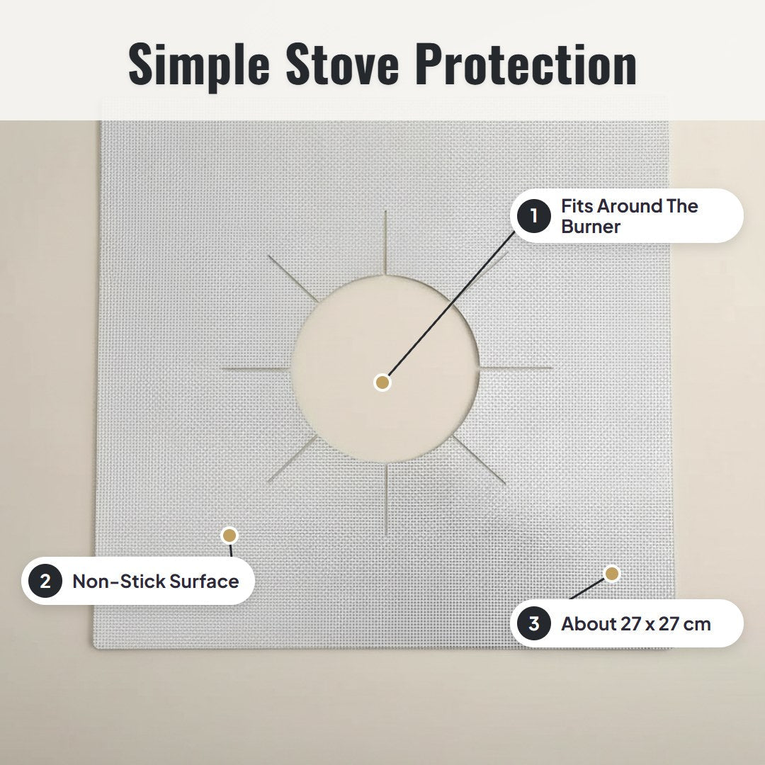 Stovo™ Reusable Gas Stove Burner Covers (4 pcs) - Hartwella