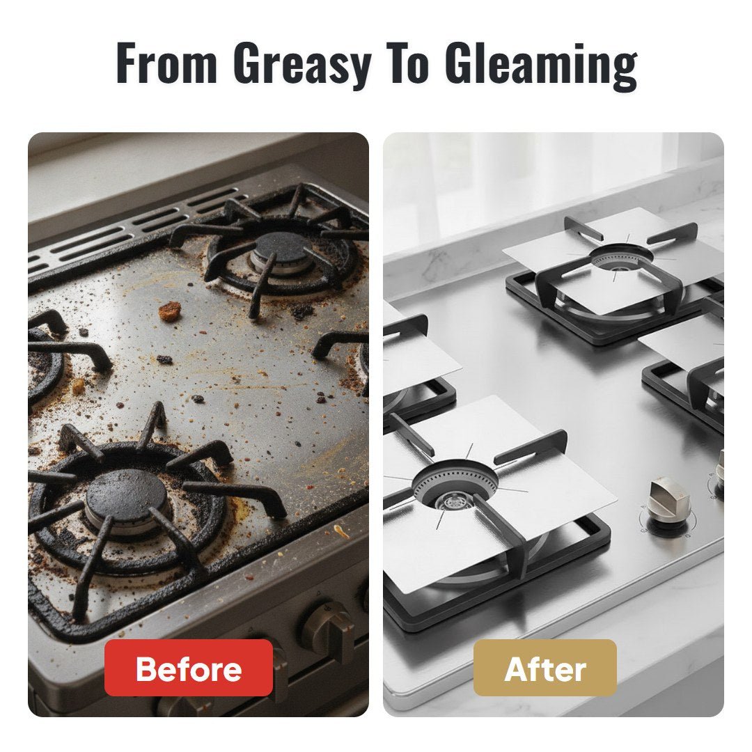 Stovo™ Reusable Gas Stove Burner Covers (4 pcs) - Hartwella
