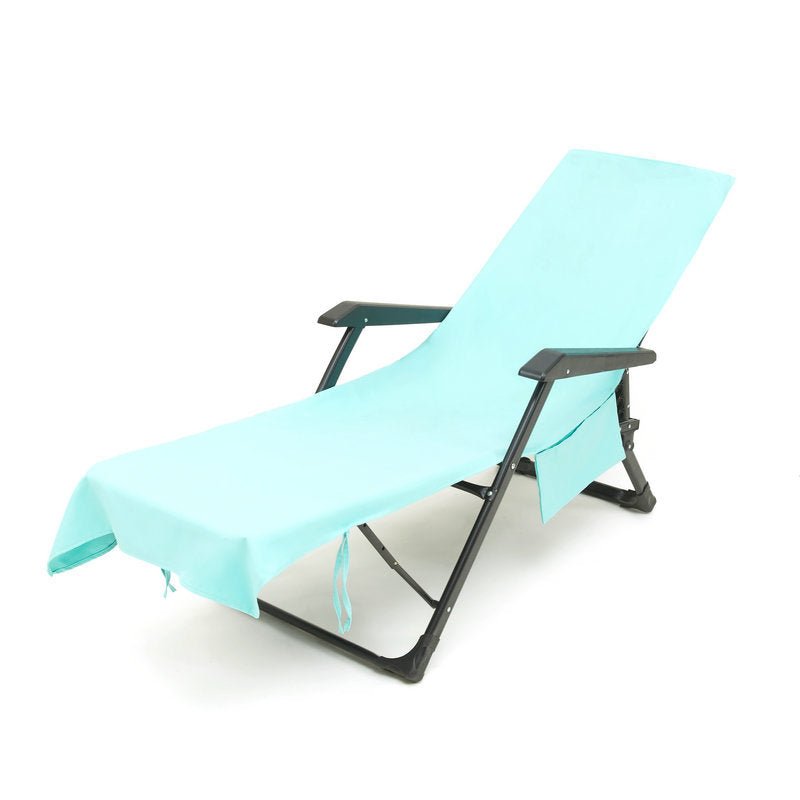 Sunny Lounger Towel | Quick - Dry, Portable with Pockets - Hartwella