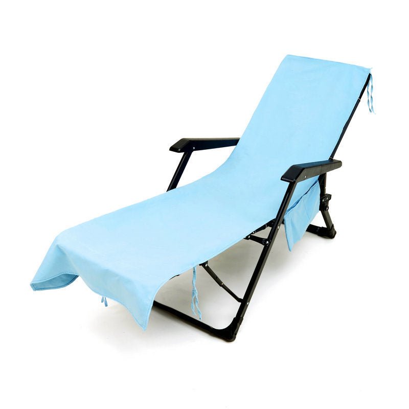 Sunny Lounger Towel | Quick - Dry, Portable with Pockets - Hartwella