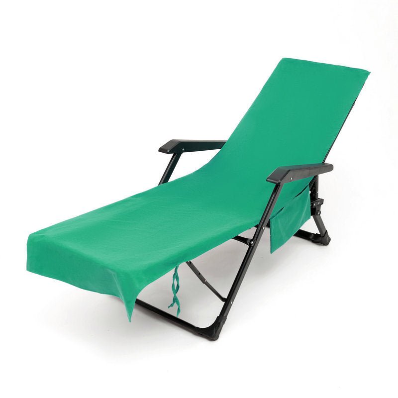 Sunny Lounger Towel | Quick - Dry, Portable with Pockets - Hartwella