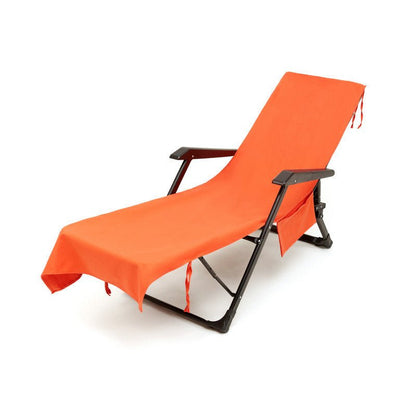 Sunny Lounger Towel | Quick - Dry, Portable with Pockets - Hartwella