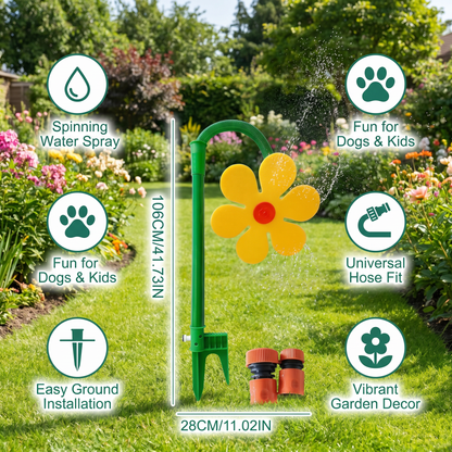 Sunny Sprinkler | Fun Water Play for Dogs - Hartwella