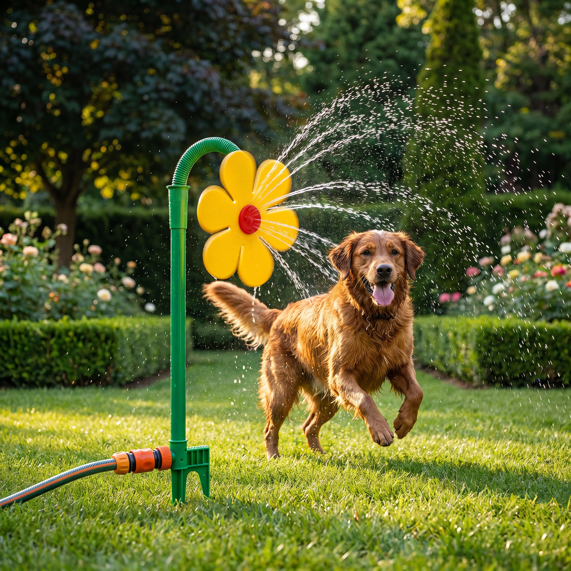 Sunny Sprinkler | Fun Water Play for Dogs - Hartwella
