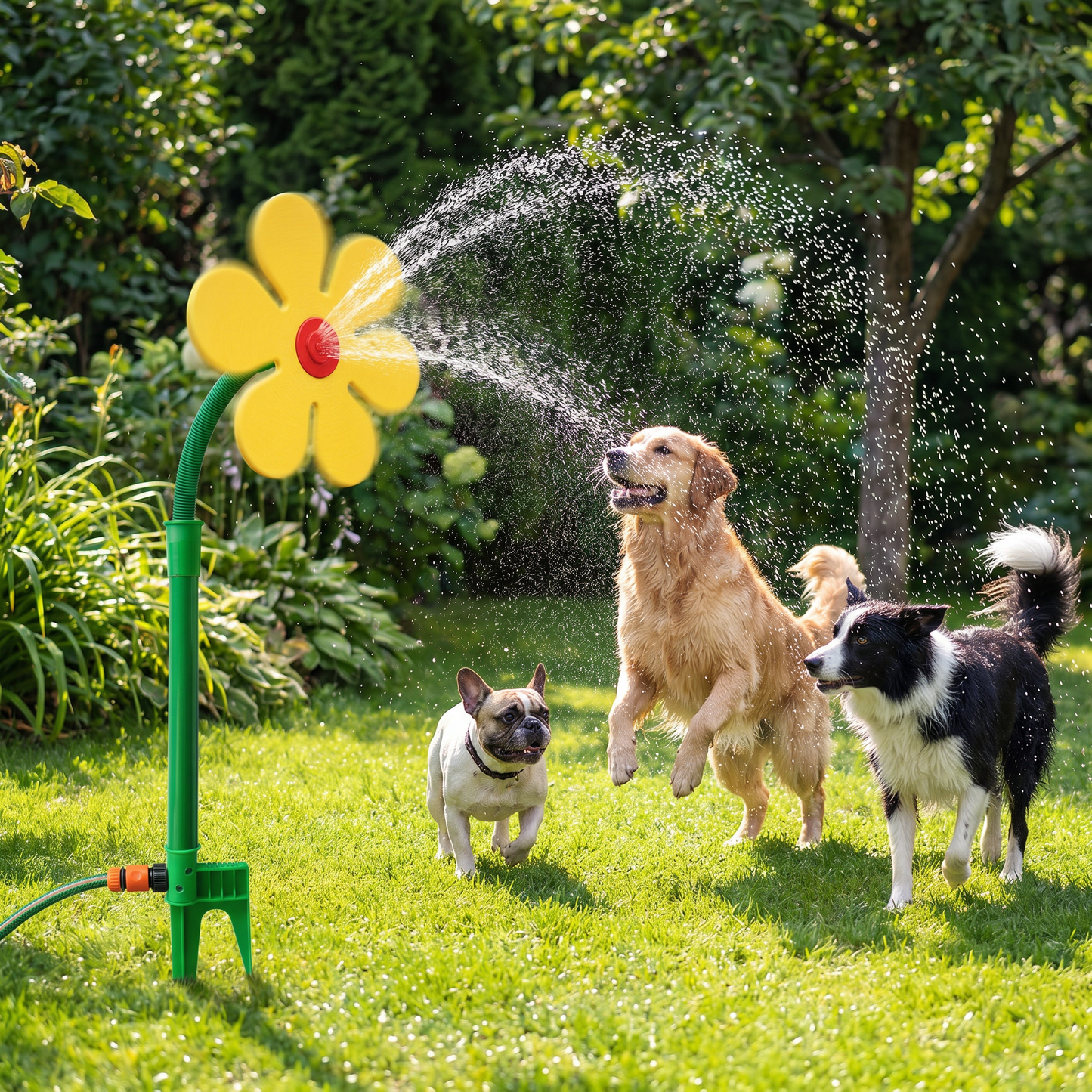 Sunny Sprinkler | Fun Water Play for Dogs - Hartwella