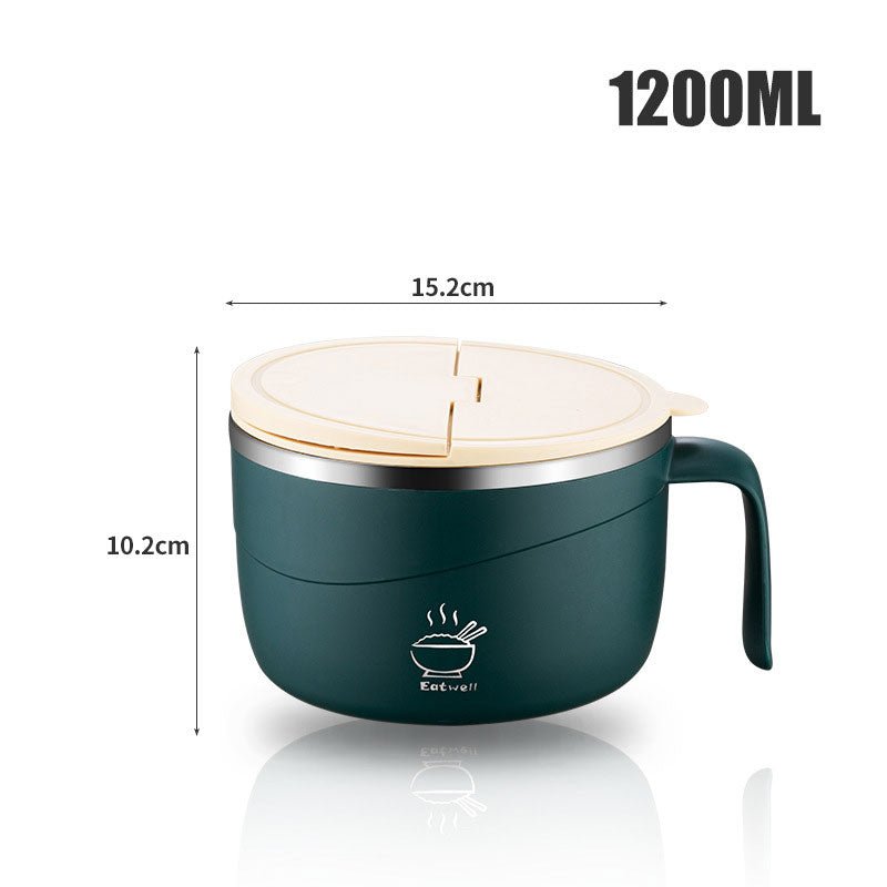 Sura Instant Noodle Bowl | 304 Stainless Steel, Large Capacity - Hartwella
