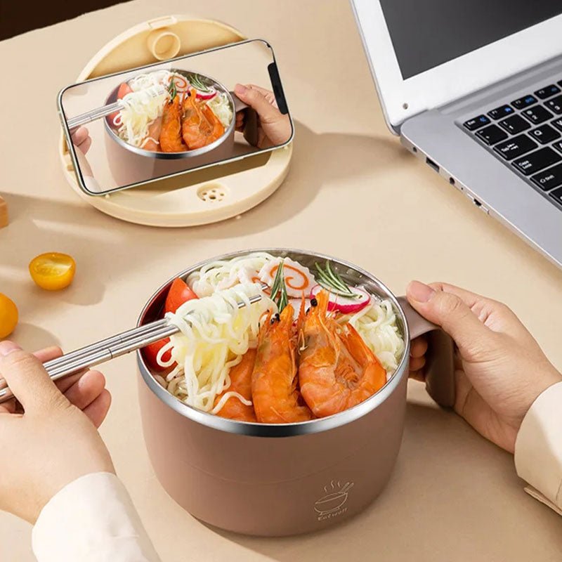 Sura Instant Noodle Bowl | 304 Stainless Steel, Large Capacity - Hartwella