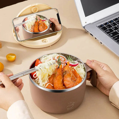 Sura Instant Noodle Bowl | 304 Stainless Steel, Large Capacity - Hartwella