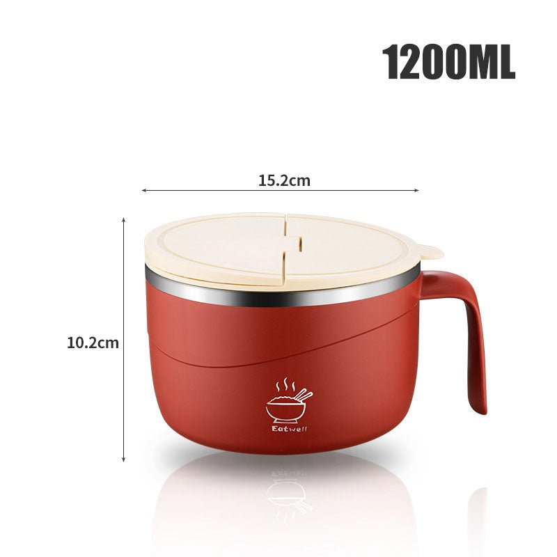 Sura Instant Noodle Bowl | 304 Stainless Steel, Large Capacity - Hartwella