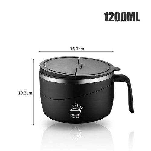 Sura Instant Noodle Bowl | 304 Stainless Steel, Large Capacity - Hartwella