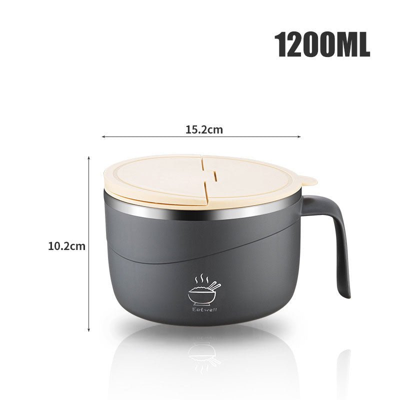 Sura Instant Noodle Bowl | 304 Stainless Steel, Large Capacity - Hartwella