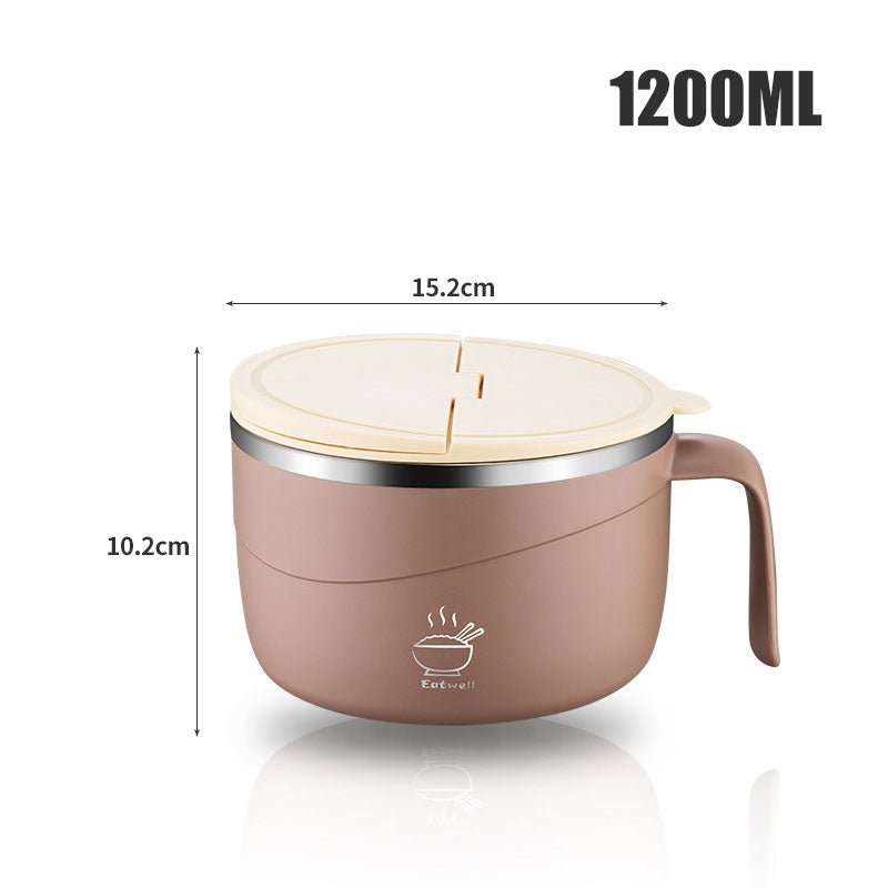 Sura Instant Noodle Bowl | 304 Stainless Steel, Large Capacity - Hartwella