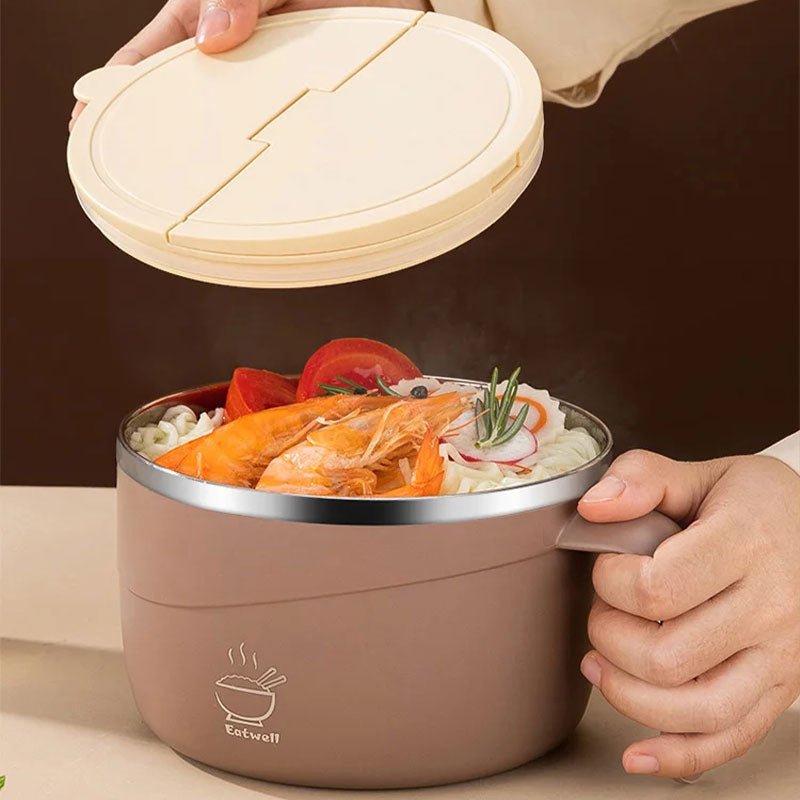 Sura Instant Noodle Bowl | 304 Stainless Steel, Large Capacity - Hartwella