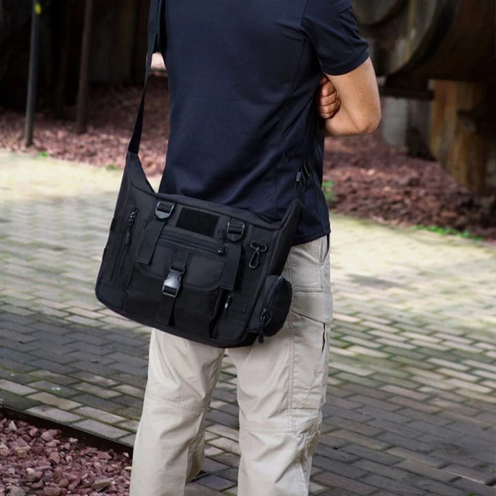Tactical Crossbody Bag | Waterproof, Multi-Pocket Design - Hartwella