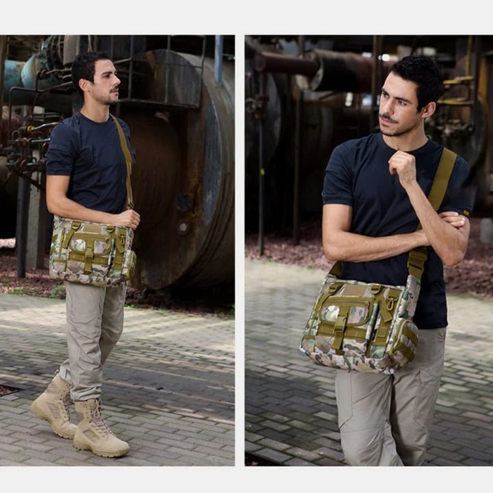 Tactical Crossbody Bag | Waterproof, Multi-Pocket Design - Hartwella