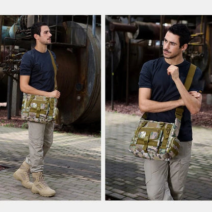 Tactical Crossbody Bag | Waterproof, Multi-Pocket Design - Hartwella