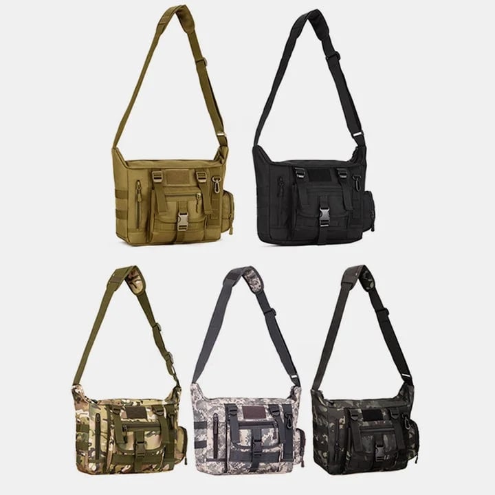 Tactical Crossbody Bag | Waterproof, Multi-Pocket Design - Hartwella