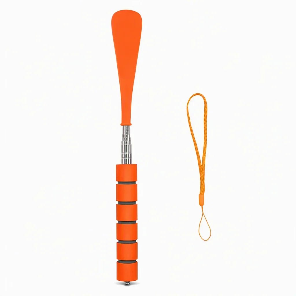 Tango Long Handled Shoe Horn | Stainless Steel, Ergonomic Design, Extendable 70 cm - Hartwella