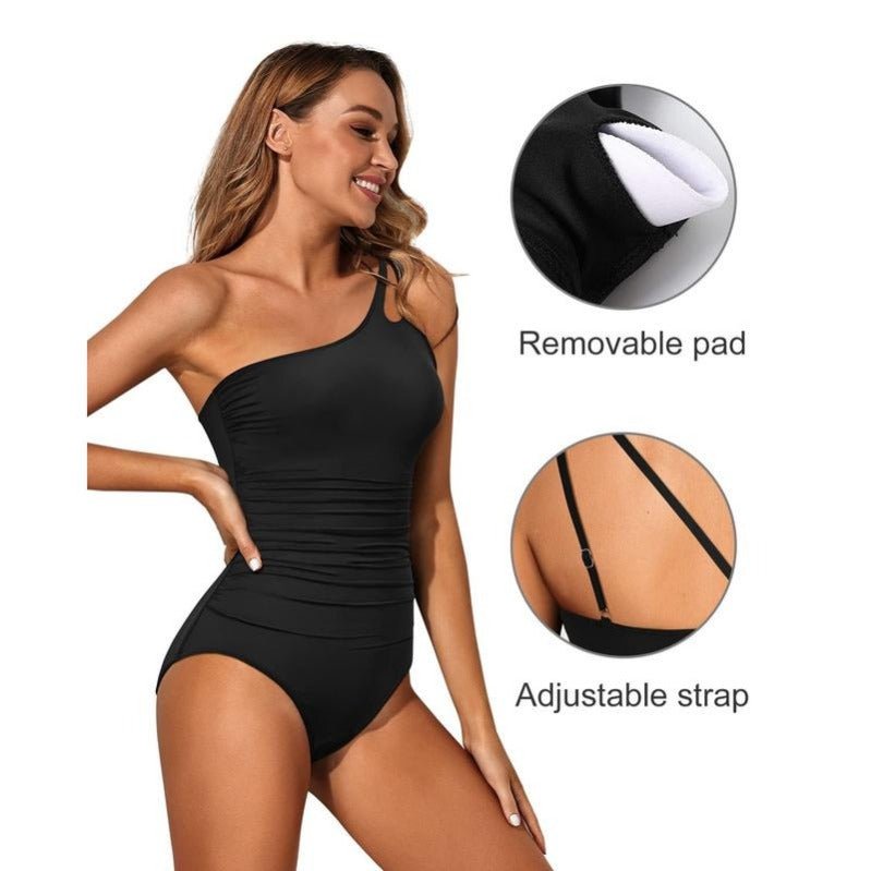 Tango One-Piece Swimsuit | Tummy Control, Adjustable Strap - Hartwella