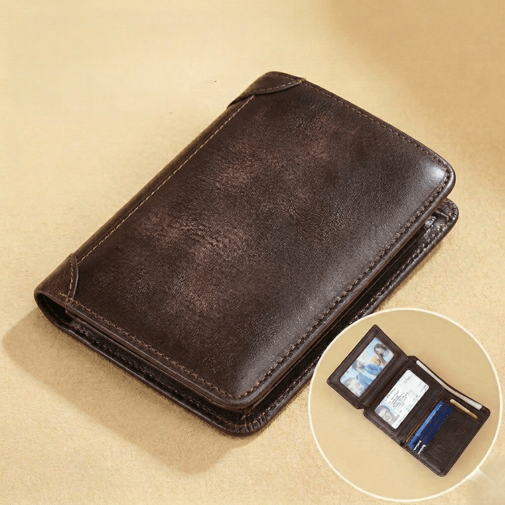 Tannery Wallet | Handmade Genuine Leather, RFID - Blocking - Hartwella