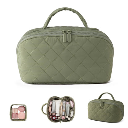 Tara Travel Makeup Bag | 180° Lay - Flat Design, Waterproof - Hartwella