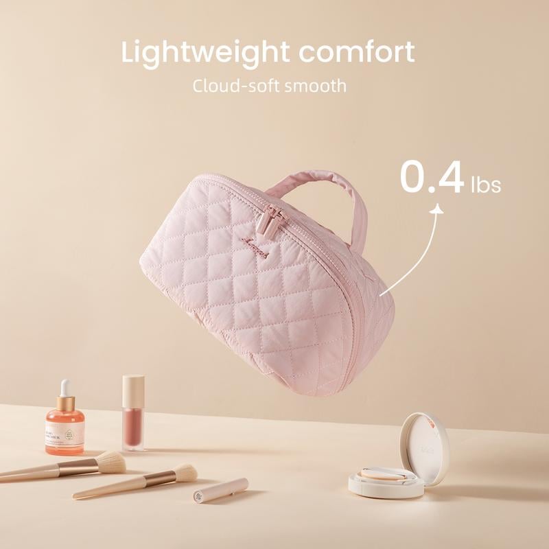 Tara Travel Makeup Bag | 180° Lay - Flat Design, Waterproof - Hartwella
