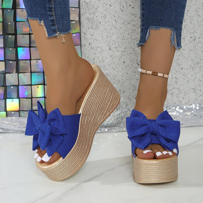 Taylor Wedge Sandals | Black Platform, Comfortable Design for Women - Hartwella