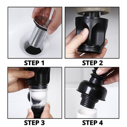 Telo Drain Pipe | Anti - Odor, Easy Installation, Stainless Steel - Hartwella