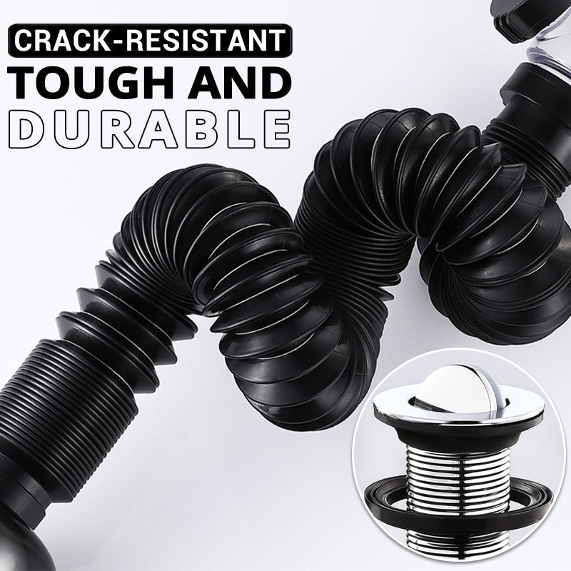 Telo Drain Pipe | Anti - Odor, Easy Installation, Stainless Steel - Hartwella