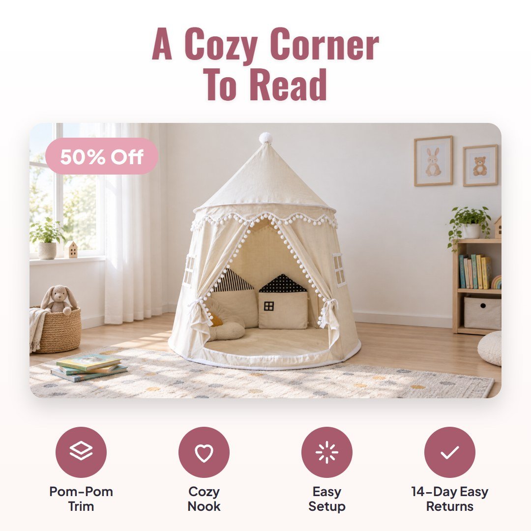 Tentli™ Kids Play Tent - Hartwella