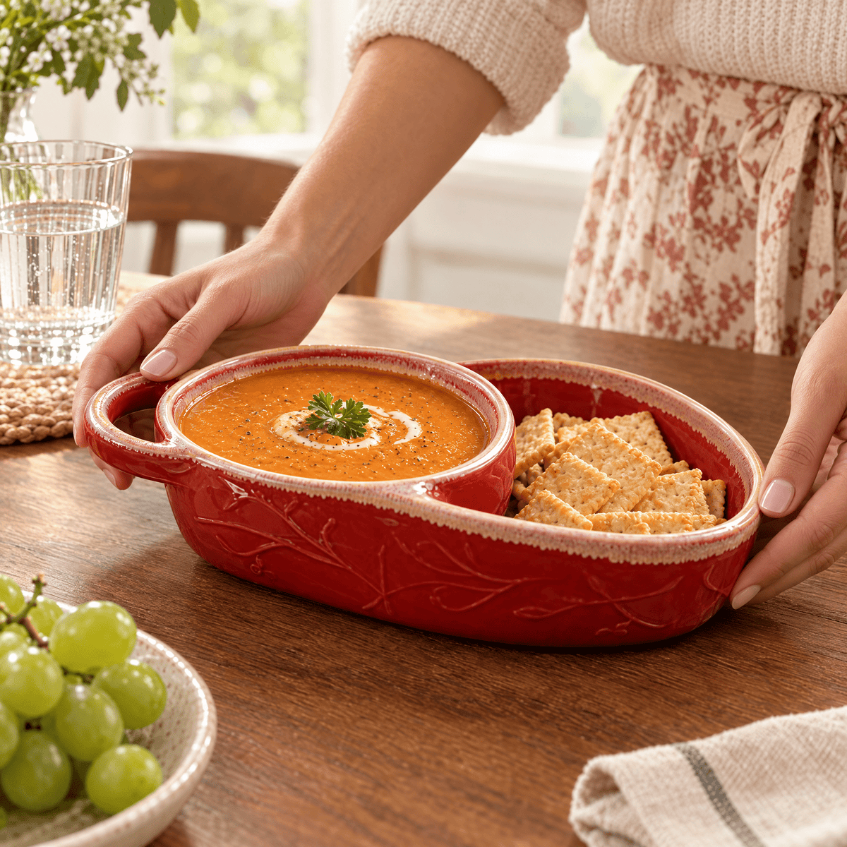 Terravo™ Divided Ceramic Baking Dish