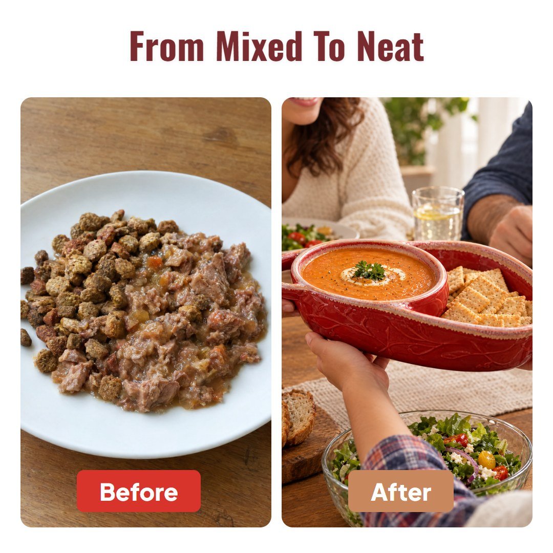 Terravo™ Divided Ceramic Baking Dish