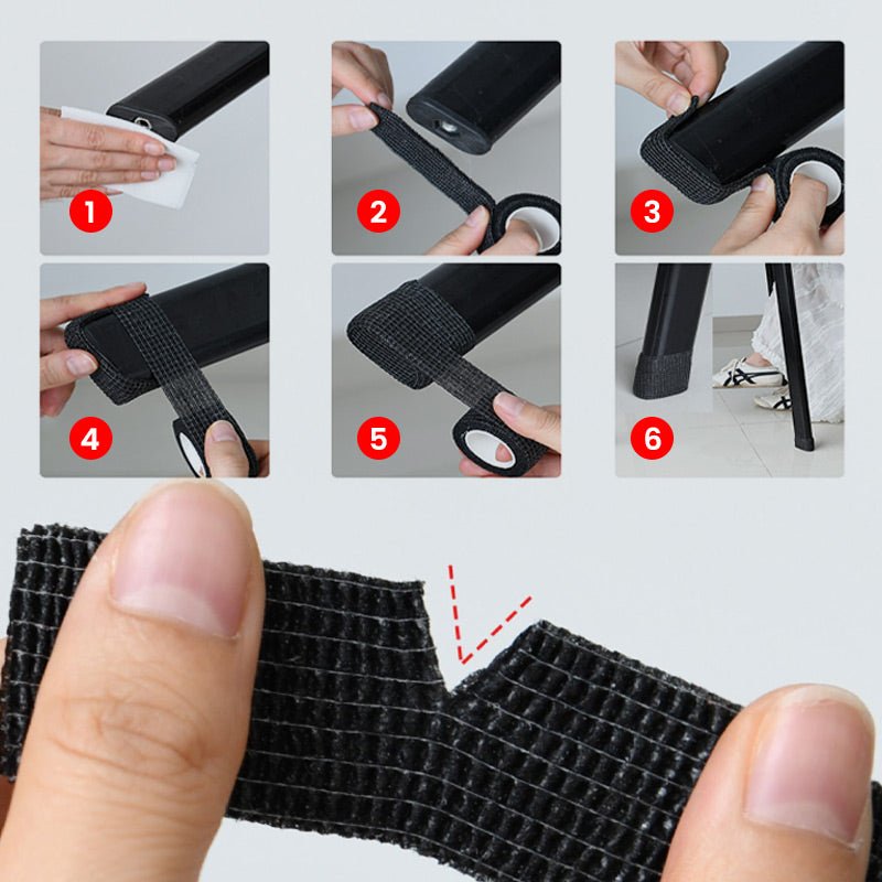 Tidy Chair Leg Protectors | Noise-Reducing, Waterproof Chair Caps - Hartwella
