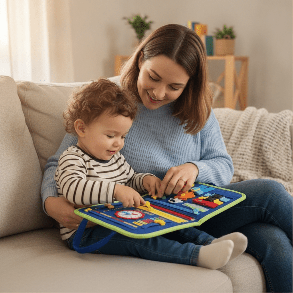 Tinkla™ Montessori Busy Board for Toddlers - Hartwella