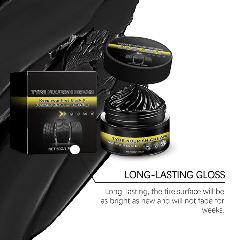 Tire Revive Wax | Restores Deep Black Gloss, UV Protection - Hartwella