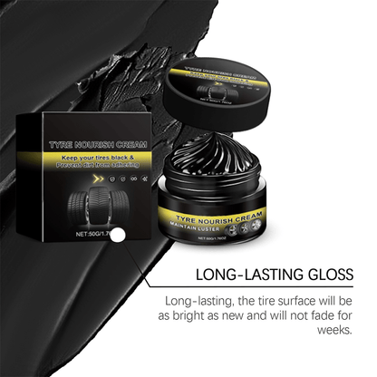 Tire Revive Wax | Restores Deep Black Gloss, UV Protection - Hartwella