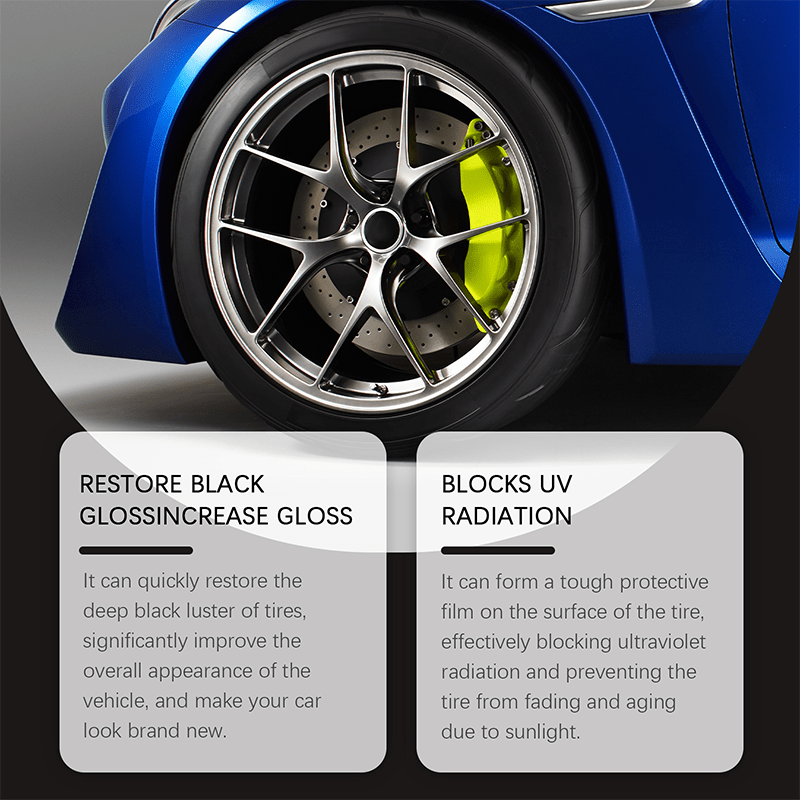 Tire Revive Wax | Restores Deep Black Gloss, UV Protection - Hartwella