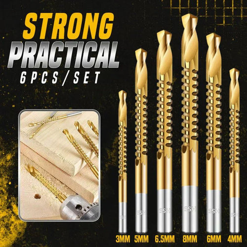 Titan Drill Bit Set | High - Speed Steel, Titanium - Coated - Hartwella